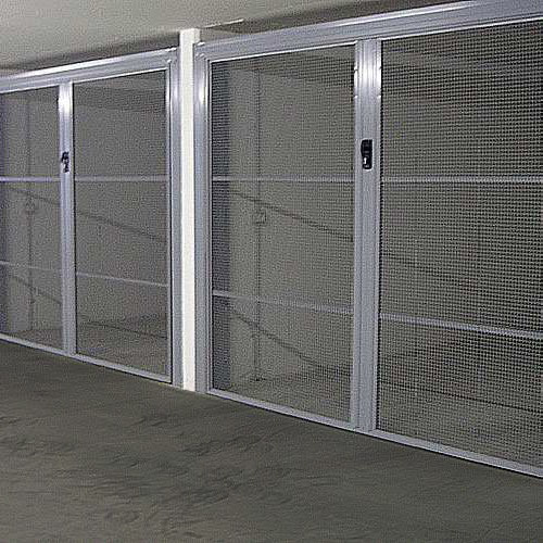 Perforated sheets doors